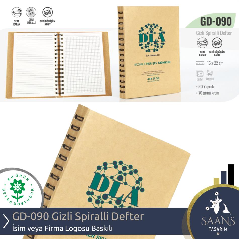 GD-090 - Gizli Spiralli Defter