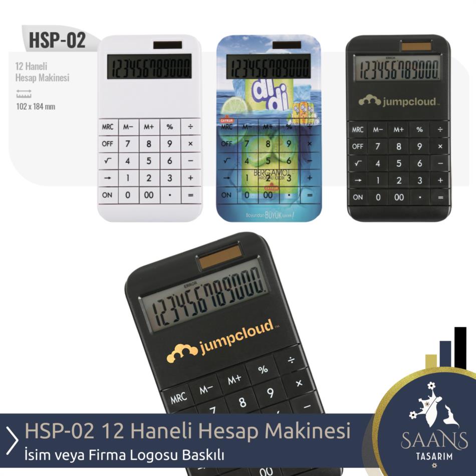 HSP-02 - 12 Haneli Hesap Makinesi