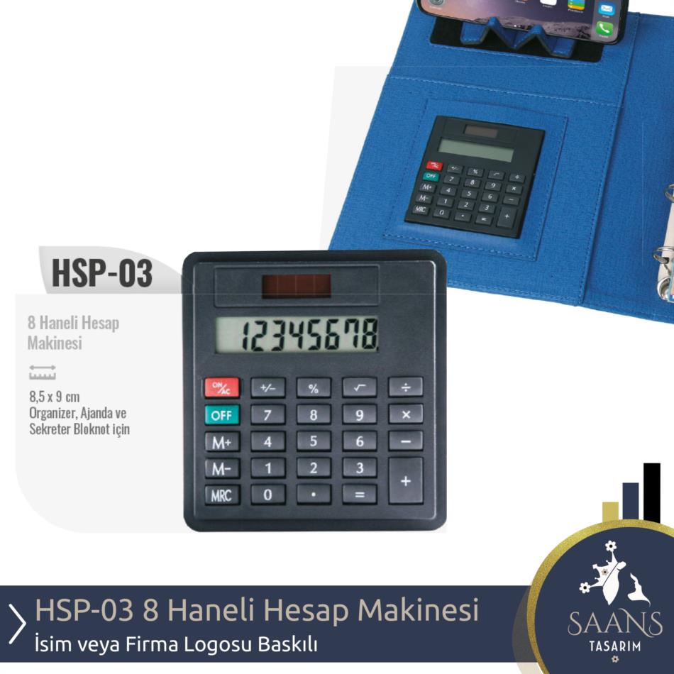 HSP-03 - 8 Haneli Hesap Makinesi