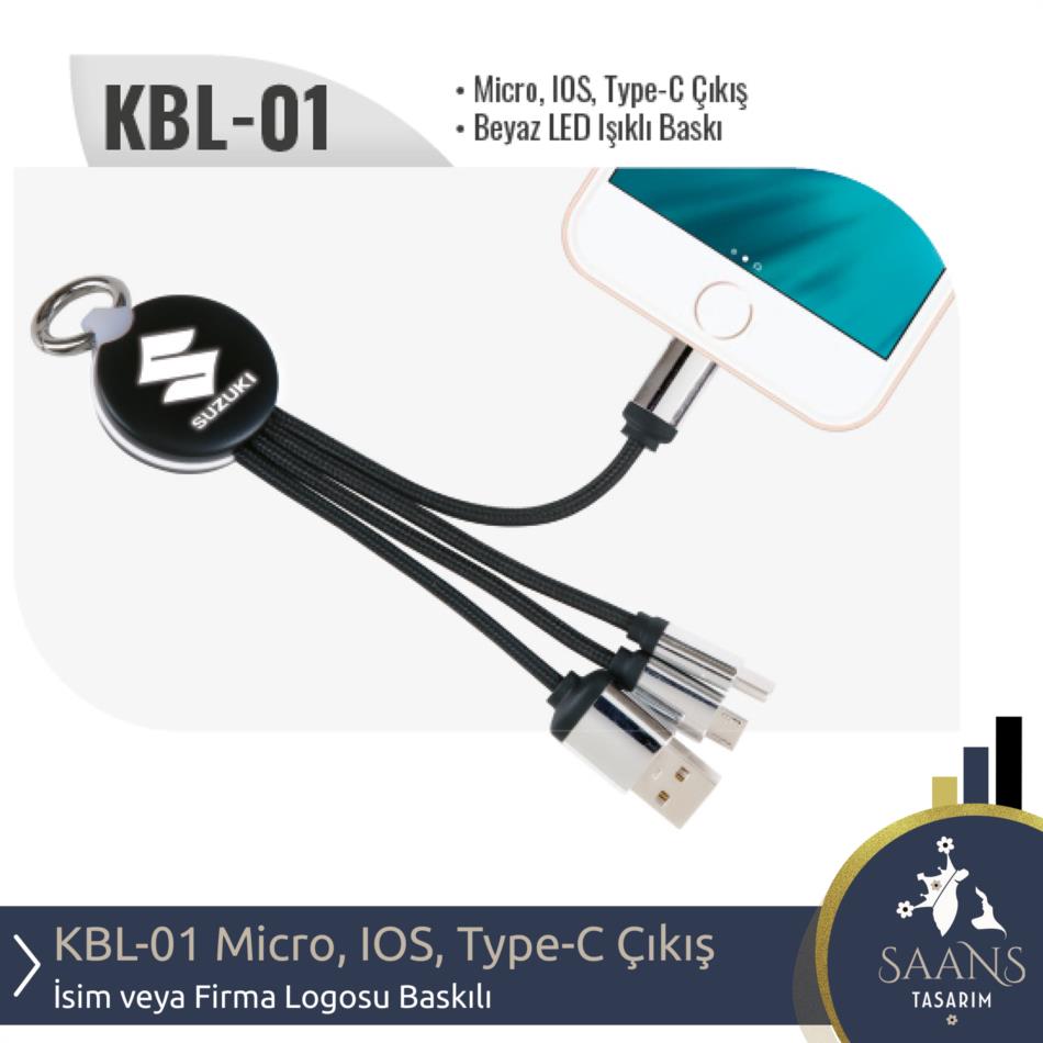 KBL-01 - Micro, IOS, Type-C Çıkış