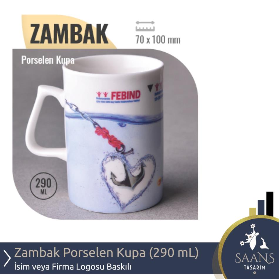 Zambak - Porselen Kupa (290 mL)