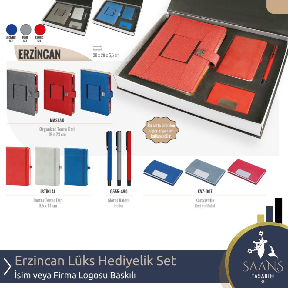 Erzincan - Lüks Hediyelik Set